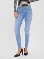 Vero Moda Lux Jeans Modrá