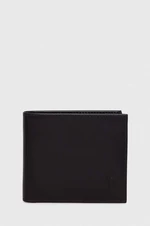 Kožená peněženka Polo Ralph Lauren černá barva, 405845398