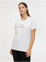 Bílé dámské tričko Diesel T-Sily - Dámské