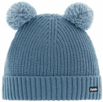 Eisbär Ponti Pompon Kids Beanie Stee Blue UNI Lyžařská čepice