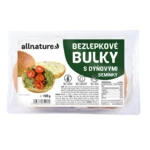 ALLNATURE Bezlepkové bulky s dýňovými semínky 100 g