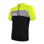 Men's Jersey Sensor Cyklo Miles Black/Neon Yellow