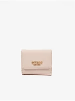 Světle růžová dámská malá peněženka Guess Laurel - Dámské