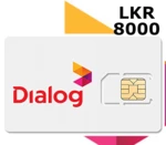 Dialog 8000 LKR Mobile Top-up LK