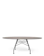 Vonkajší stôl GLOSSY OVAL, viac variantov - Kartell Farba: Starý Bronz/černá