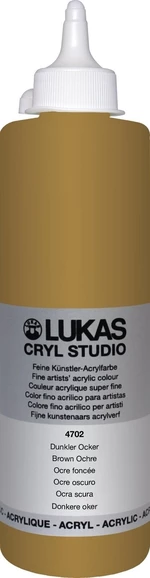 Lukas Cryl Studio Akrylová barva 500 ml Brown Ochre