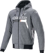 Alpinestars Chrome Ignition Hoodie Melange/Dark Gray/White 2XL Textildzseki