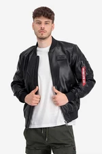 Bunda Alpha Industries 106108.03-black, čierna farba, prechodná