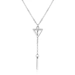 Beneto Stříbrný náhrdelník s přívěskem AGS1150/60