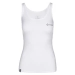 Women's cotton tank top KILPI CARCASONE-W white