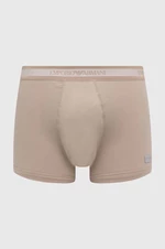 Boxerky Emporio Armani Underwear pánske, béžová farba