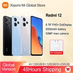 Xiaomi Redmi 12 Cellphone Global Version MTK Helio G88 50MP AI Triple Camera Large 6.79" DotDisplay 5000mAh Battery 18W Charging