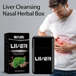1.8ml Herbal Liver Cleansing Nasal Box Nasal Cooling Oil Repair Nasal Herbal Box For Liver Health Care Relieve Nasal Congestion