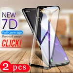 2Pcs full cover tempered glass for samsung galaxy note 8 9 10 pro protective film s10 s9 s8 plus s7 edge phone screen protector