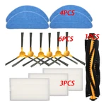 For LIECTROUX C30B Mop Cloths Filter Main Brush Side Brushes Cleaning Mop for Proscenic 800T/820S Vacuum Cleaner Spare Parts