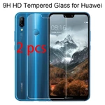 1pcs/2pcs 9H Hard Toughed Tempered Protective Glass for Huawei Y7 Prime Y6 Pro Y5 Lite Y3 Screen Protector on Huawei Y6 Y5 Y3 ii