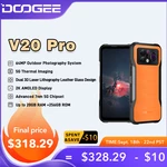 DOOGEE V20 Pro 6.43”2K AMOLED Display 1440*1080 Thermal Imaging Resolution 12GB+8GB Extended RAM+256GB ROM 7nm 5G Chipset