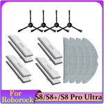 14PCS Washable HEPA Filter Mop Clothside Brush For Roborock S8 Pro Ultra /S8+/S8 Robot Vacuum Cleaner Accessories