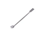 lab supplies Horn Spoon,Medicinal ladle with Spatula,Home Household Handy Tools Length 200mm Laboratory Supplies for Teaching