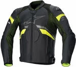 Alpinestars GP Plus R V3 Rideknit Leather Jacket Black/Yellow Fluo 50 Lederjacke