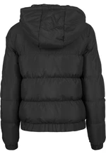 Women's Puffer Hooded Jacket Black