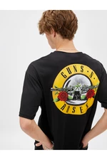 Koton Guns N' Roses T-Shirt Licensed Printed on the Back