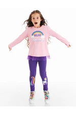 Denokids Colorfull Unicorn Girl Tunic Suit