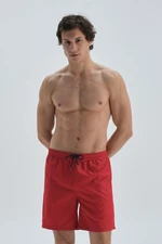 Dagi Red Micro Medium Straight Shorts