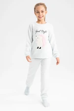 DEFACTO 2 piece Regular Fit Knitted Pyjamas