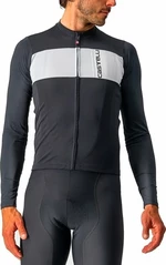 Castelli Prologo 7 Long Sleeve Jersey Light Black/Silver Gray-Ivory 2XL