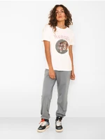 White T-shirt with Noisy May Command print - Women's