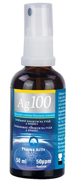 PHARMA ACTIV Koloidné striebro Ag100 50ppm sprej 50 ml