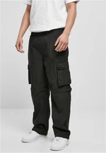 Zipper trousers black