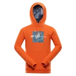 Men's cotton hoodie ALPINE PRO SEGIUS SPICY ORANGE PA variant