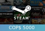 Steam Gift Card $5000 COP Activation Code