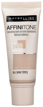 Maybelline New York Affinitone 24-Golden Beige hydratačný makeup 30 ml