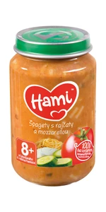 Hami Špagety s rajčaty a mozzarelou 8m+ 200 g