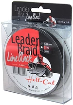 Hell-cat náväzcová šnúra leader braid line black 20 m-priemer 0,90 mm / nosnosť 75 kg