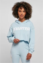 Dámský startér Cropped Hoody ledově-modrý