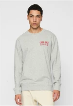 Pouze hotovost Crewneck šedá