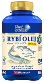 VITAHARMONY Rybí olej Omega 3 1000 mg XXL 150 tobolek
