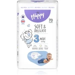 BELLA Baby Happy Soft&Delicate Size 3 MIdi jednorázové pleny 5-9 kg 70 ks