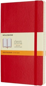 Moleskine Zápisník červený L, linkovaný, měkký