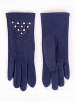 Yoclub Woman's Gloves RES-0054K-AA50-002 Navy Blue