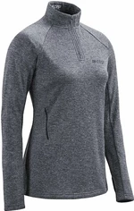 CEP W0A39 Winter Run Shirt Women Black Melange S Laufsweatshirt