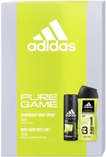 ADIDAS PURE GAME DEO S 150ML+SPR GEL 250ML 1SET