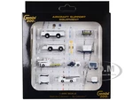 Airport Support Equipment Set of 10 pieces "Gemini 200" Series Diecast Models by GeminiJets
