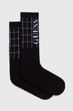 Ponožky Guess Originals čierna farba