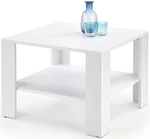 HALMAR Dřevěný konferenční stolek Kwadro kwadrat bílý