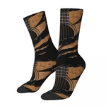 RIP Guitar Socks Men's Women's Polyester Funny Happy Music Socks Harajuku Spring Summer Autumn Winter Socks Gift